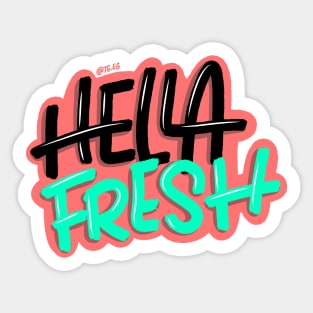 Fresh Hand Lettering Sticker